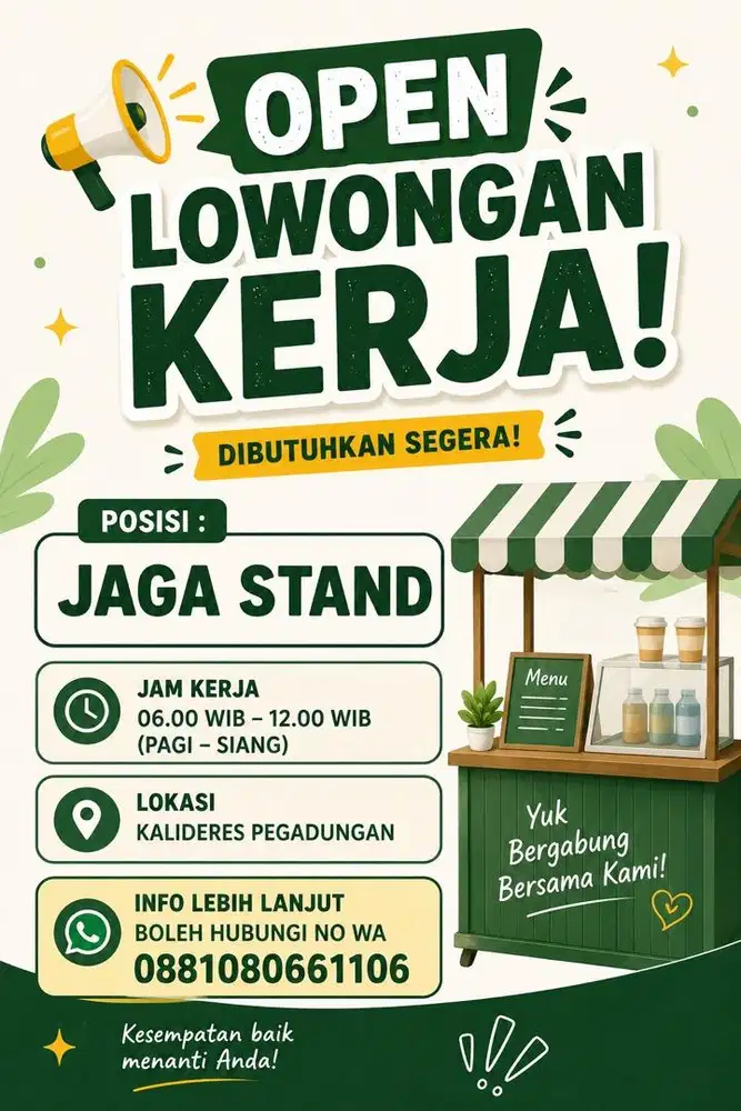 Sales jaga stand