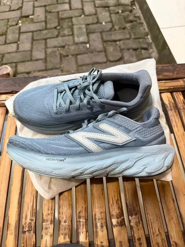 [second ori/nobox] New Balance Fresh Foam X 1080v13 - Steel/Light Blue