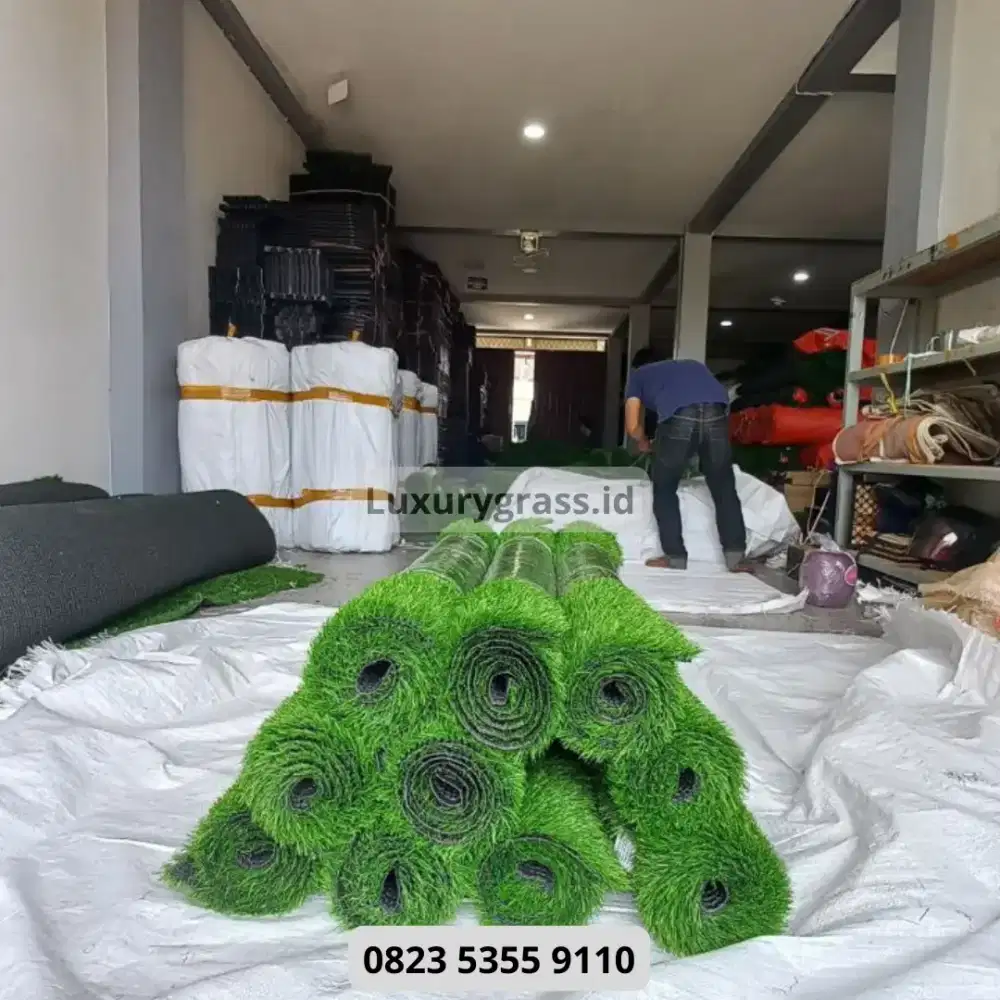 Guanyar jual rumput sintetis harga murah, tebal dan berkualitas