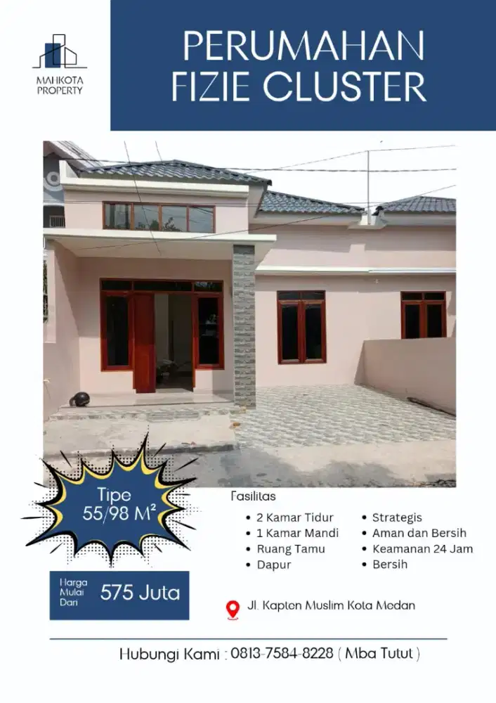 FIZIE CLUSTER KAPTEN MUSLIM AVAILABLE 3 UNITS