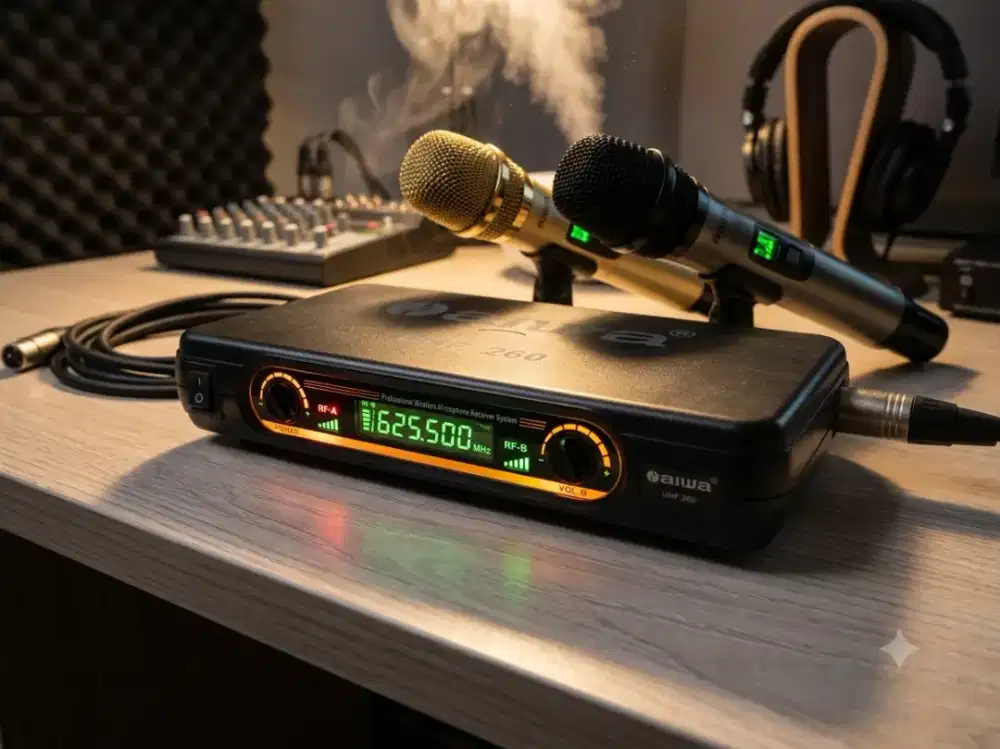 MIC WIRELESS NAIWA UHF 260 Importir by Krezt