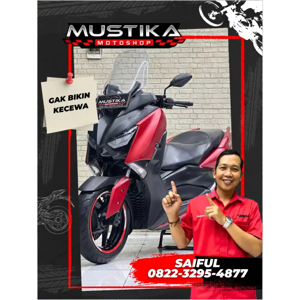 Perfect Condition!!Yamaha X Max 250Cc ABS 2019 Plat Jatim-Mustika
