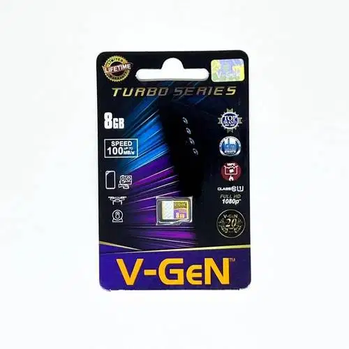 Memory Micro SD 8GB Class 10 Vgen Turbo