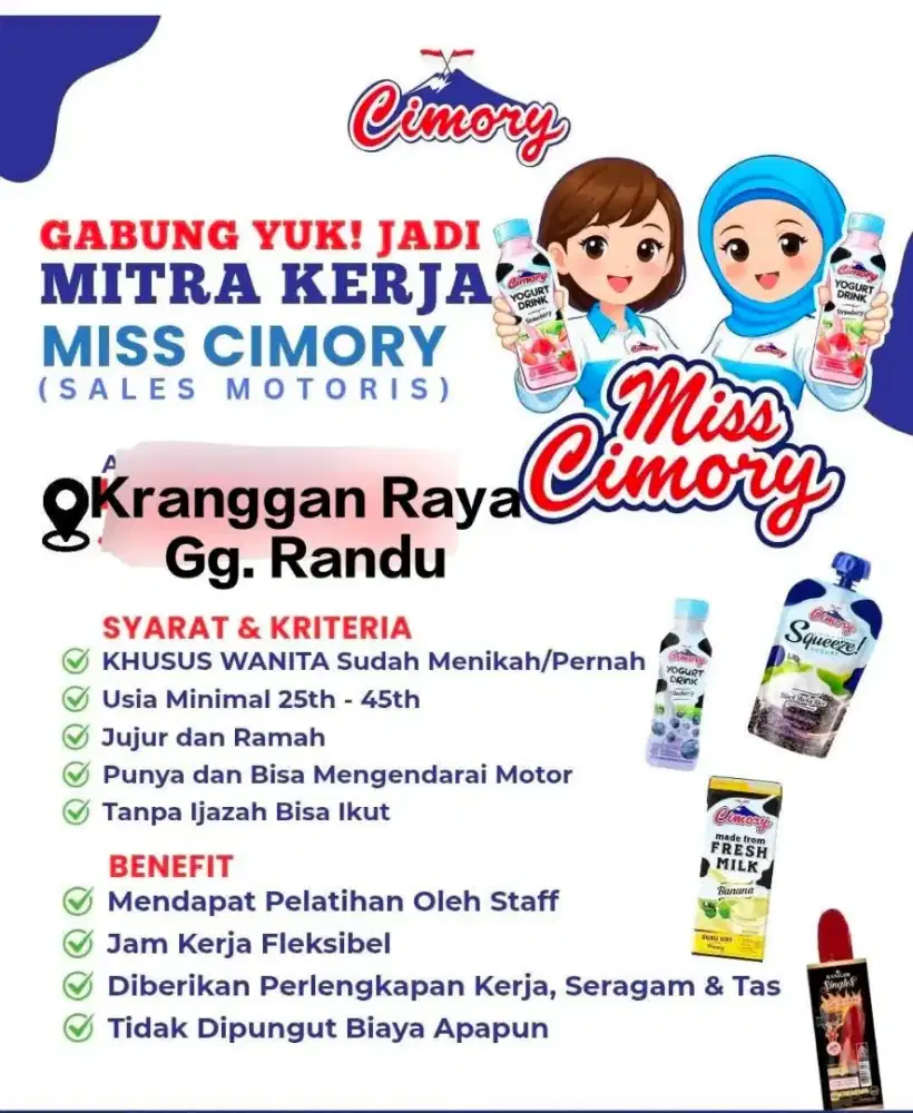 Lowongan sales cimory