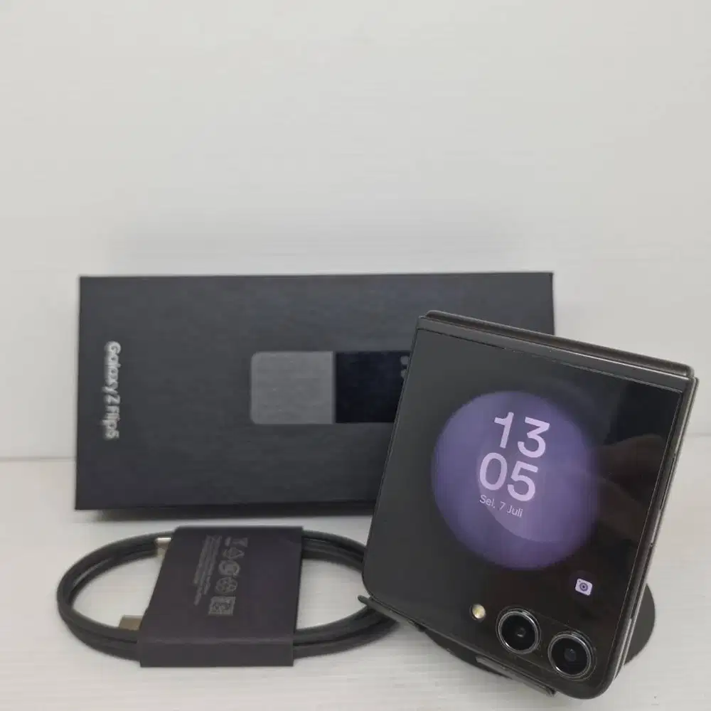 LIKE NEW SAMSUNG GALAXY Z FLIP 5 5G 8/512 EXC GREY KOMPLIT