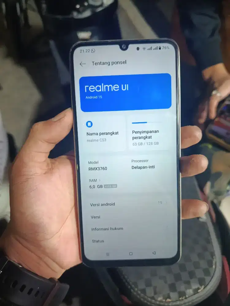 REALME C53 NFC 6+12/128 HP CHARGER