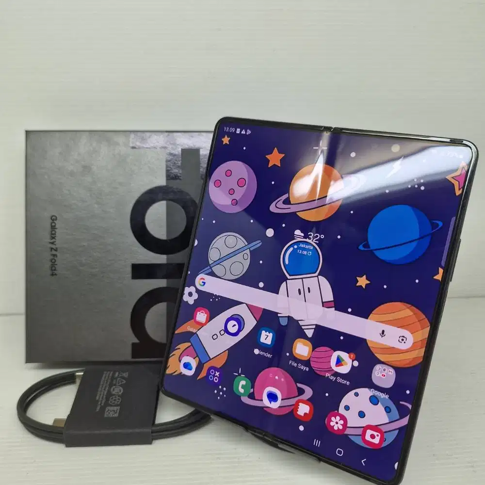 TERMURAH SAMSUNG GALAXY Z FOLD 4 5G 12/256 BLACK KOMPLIT
