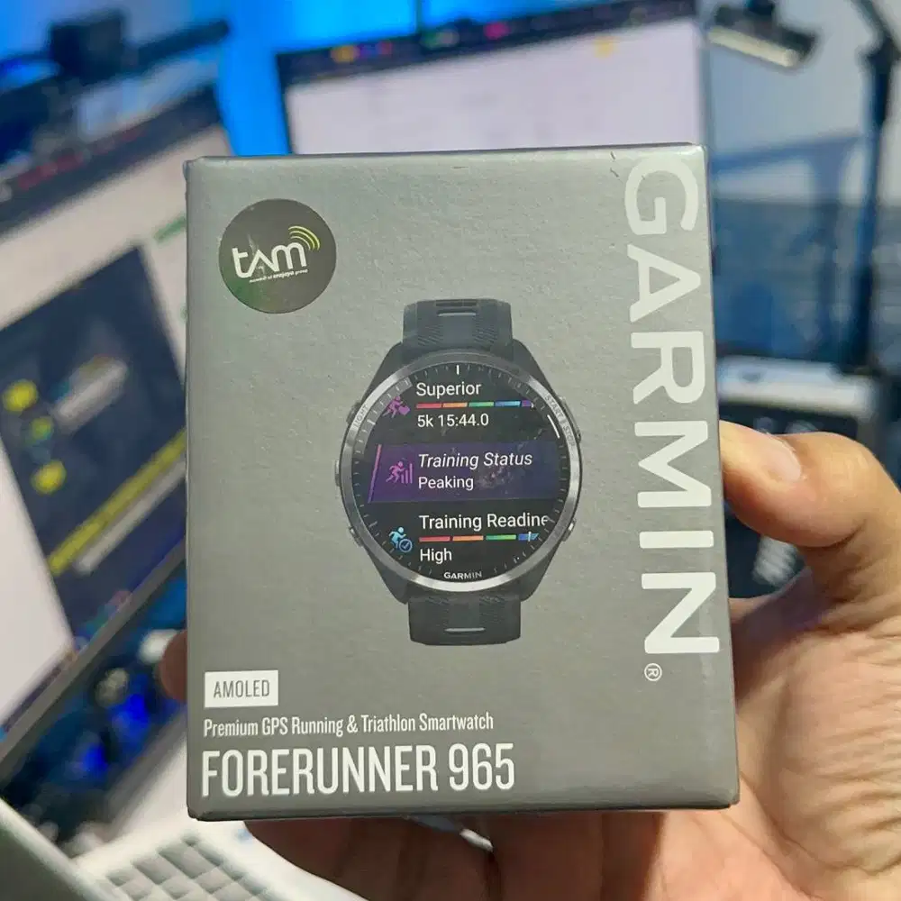 Garmin Forerunner 965 Garansi Resmi TAM (Jam Tangan | Smartwatch)