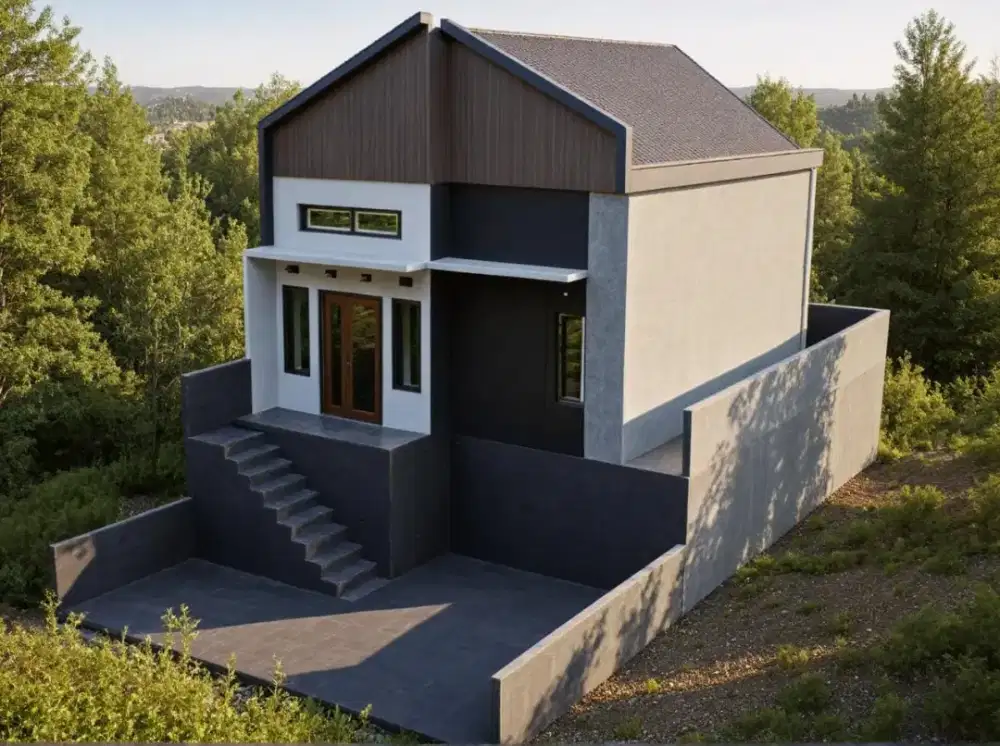 Rumah keren modern legalitas aman