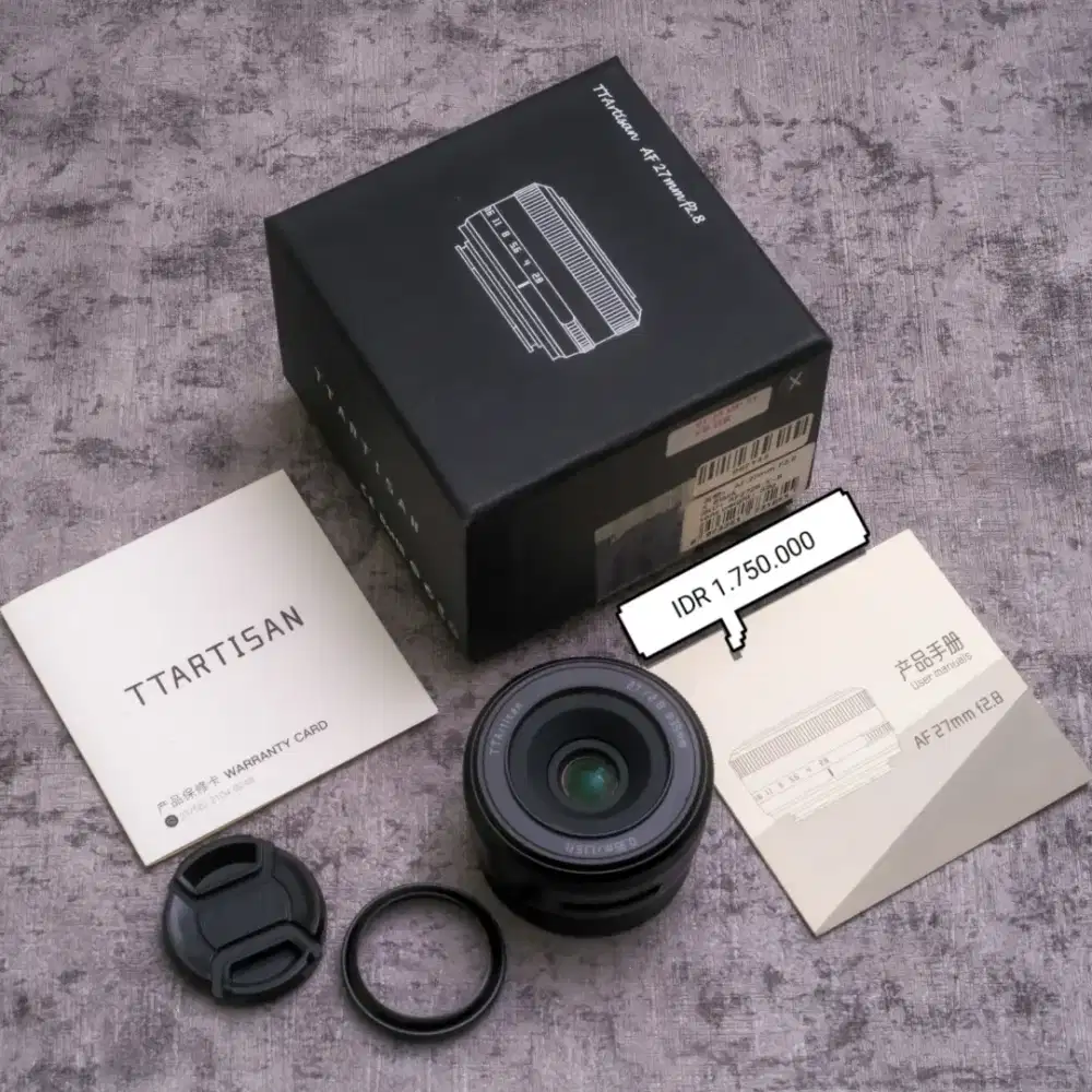 lensa fujifilm TTArtisan 27mm f2.8 x-mount