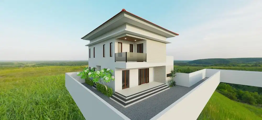 MODERN 2-STOREY HOUSE FOR RENT – JALAN BUMI AYU, SANUR