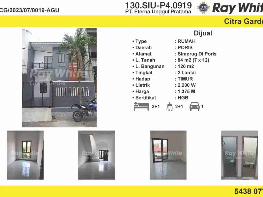 Dijual cepat rumah siap huni di Tangerang