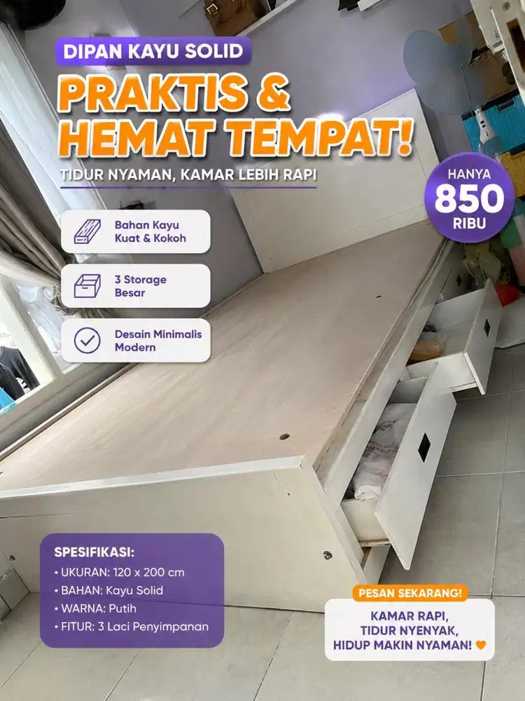 Dipan Kasur Second