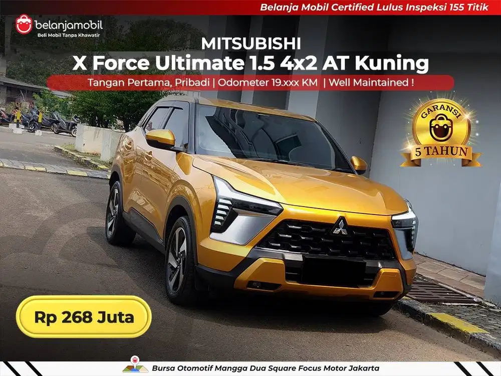[ GARANSI 5TH ] Mitsubishi XForce X Force Ultimate 1.5 AT 2024/2025