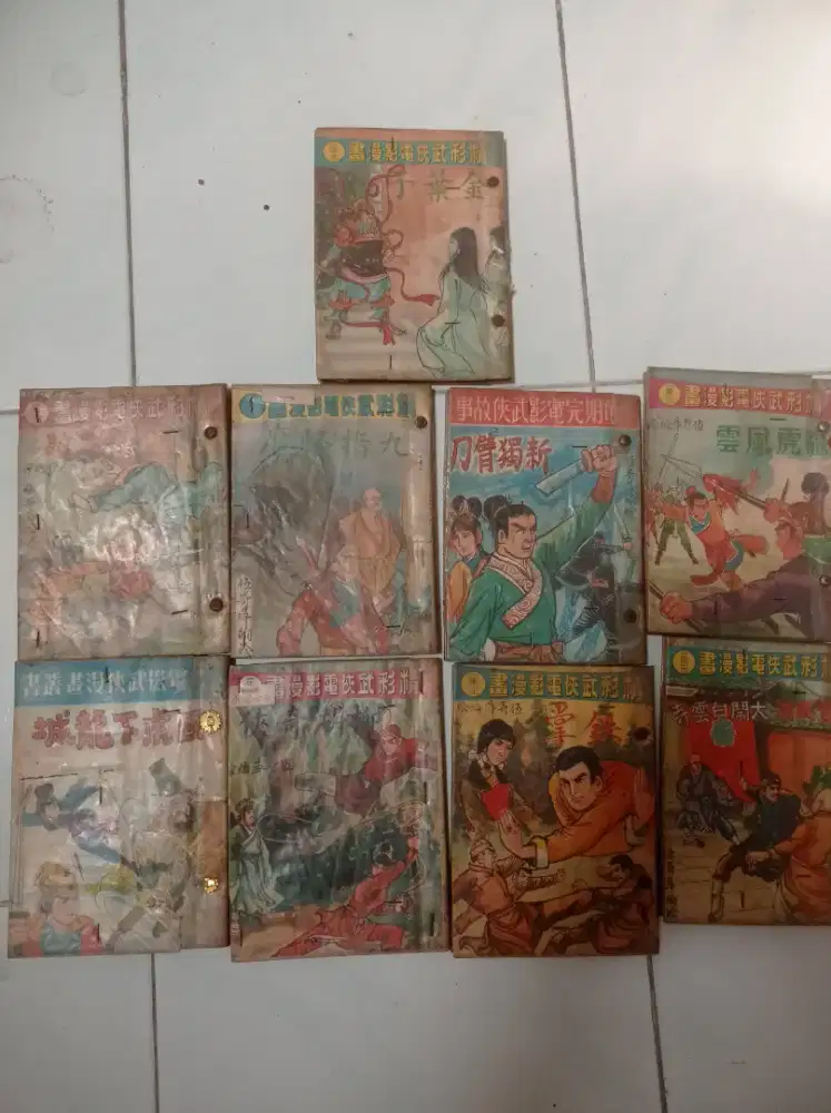 Komik Mandarin vintage tahun sekitar 70