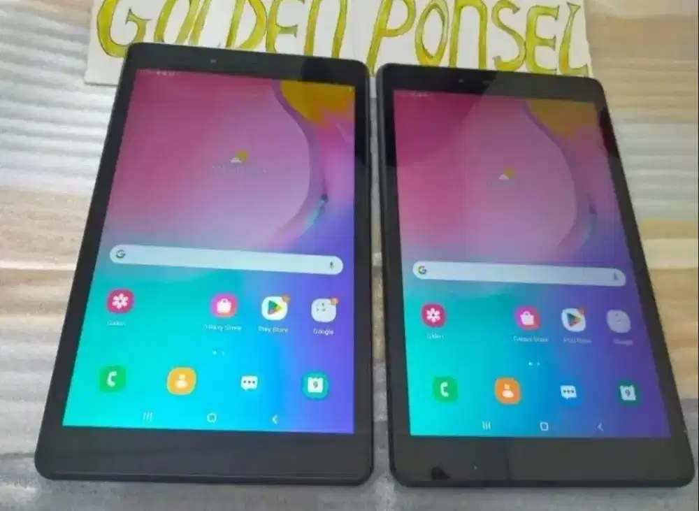Samsung Tab A8 4G+Sim 32Gb/Ram2Gb.Perfect-Golden Ponsel