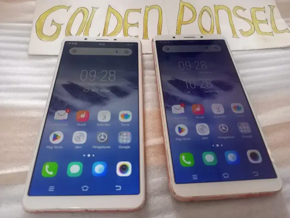 Vivo Y71 ORI 32Gb/Ram3Gb.mulus-Golden Ponsel