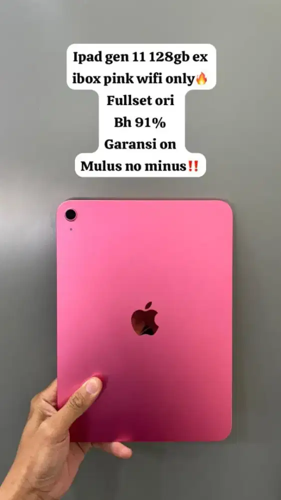Ipad gen 11 128gb garansi resmi ibox
