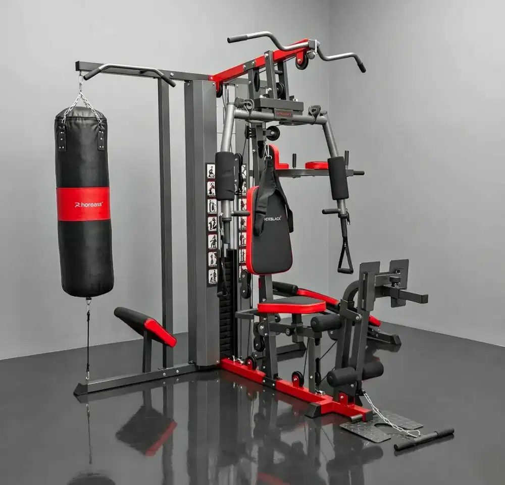 Home gym 3 sisi with leg pres+ samsak