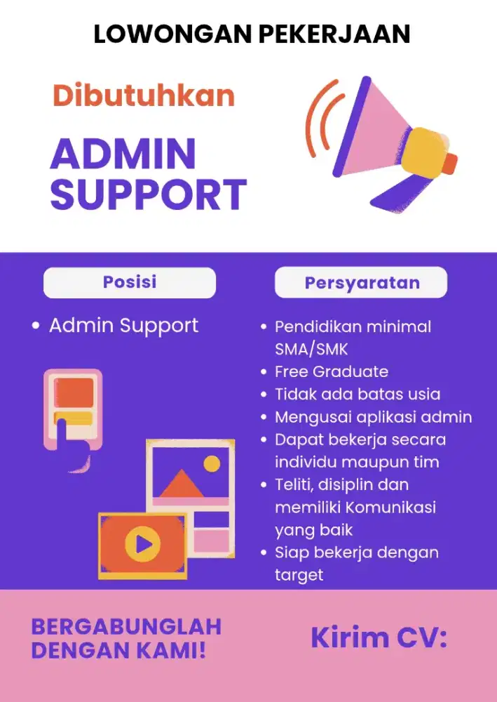INFO LOWONGAN TERBARU