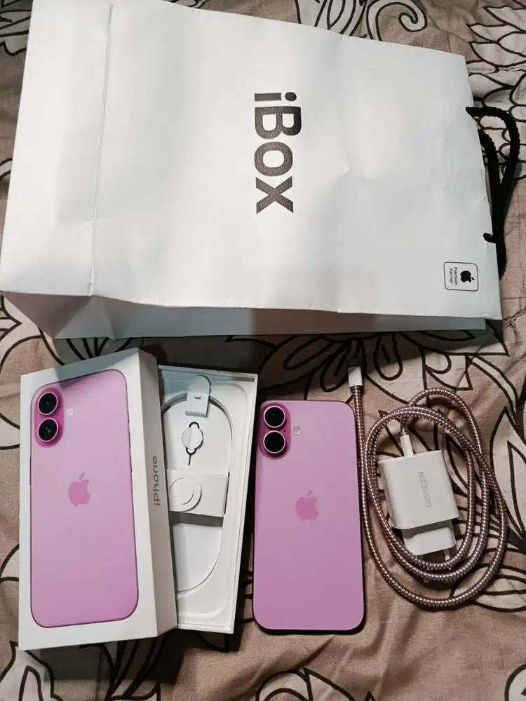 (Like New) iPhone 16 Pink 128GB iBox