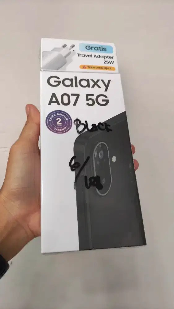 SAMSUNG A07 5G 6/128 GARANSI RESMI BARUU