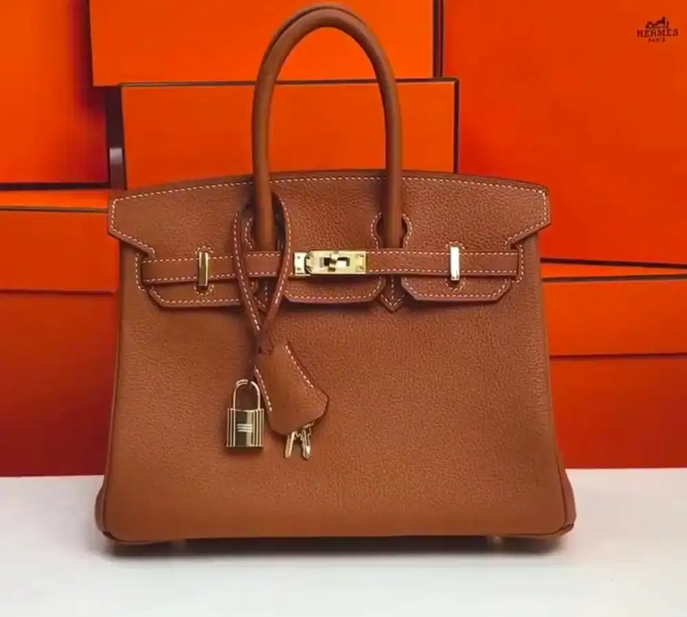 Tas Preloved Hermes Birkin 30 Cognag GHW