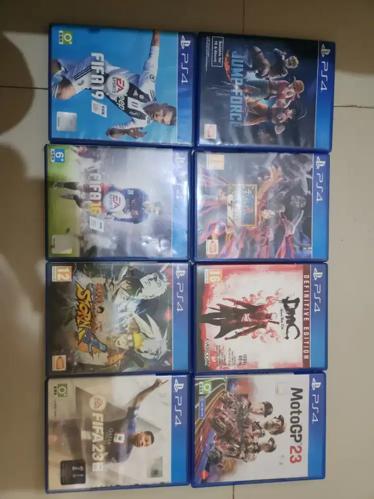 JUAL MURAH KASET PS 4 BEKAS 200 RIBUAN