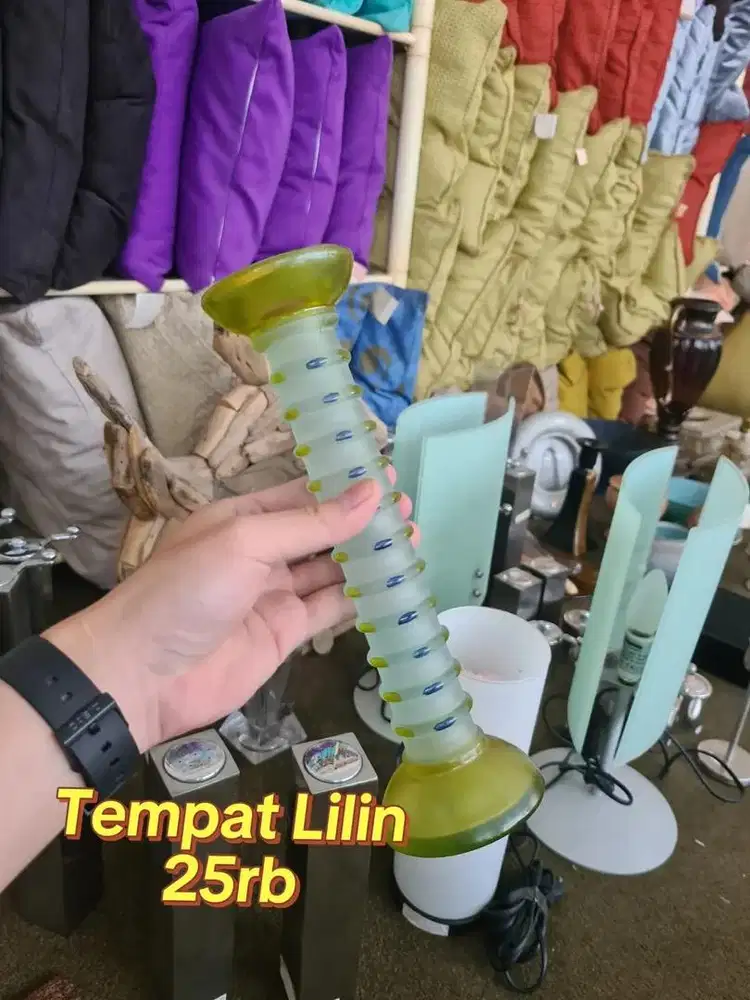 CANDLE HOLDER YELLOW