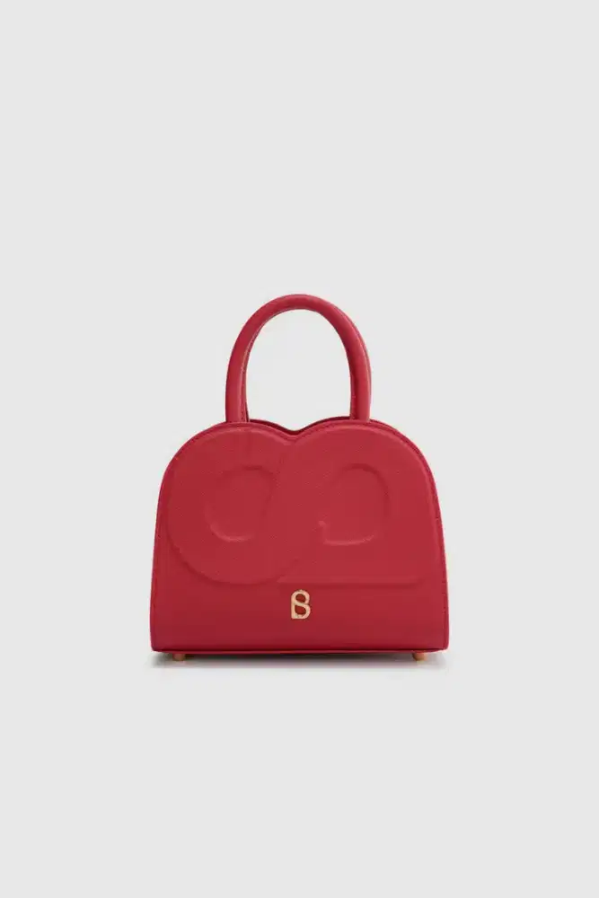 Joy Bag Small - Saffiano Leather - Lacca By Buttonscarves
