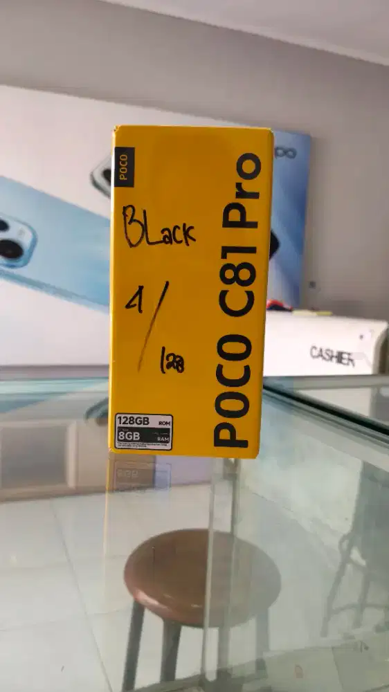 POCO C81 PRO 4+4/128 GARANSI RESMI BARUU
