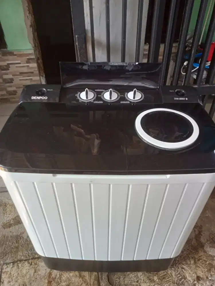 Jual mesin cuci 2 tabung merk denpoo