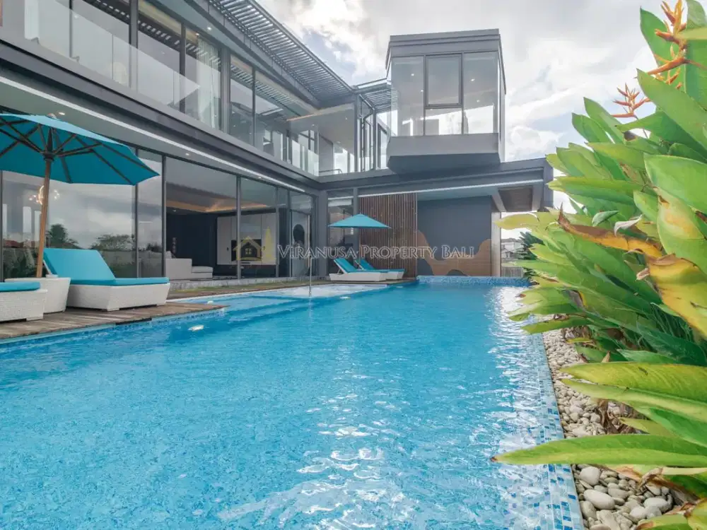 Luxury Villa In Umalas - Ocean & Rice Field View - 5Br