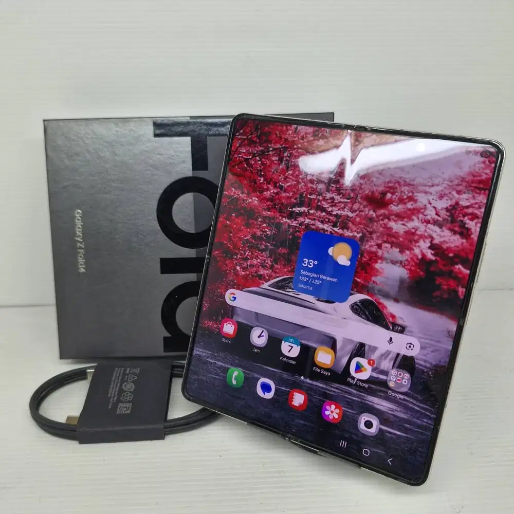 MULUS SAMSUNG GALAXY Z FOLD 4 5G 12/512 BEIGE GOLD KOMPLIT
