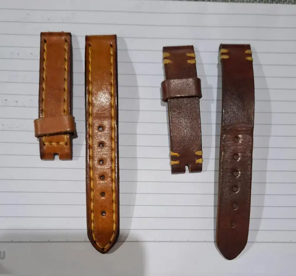 Strap Leather 18mm dari baru lupa pakai