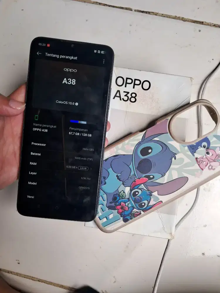 Oppo a38 6+6/128 fullset nominus