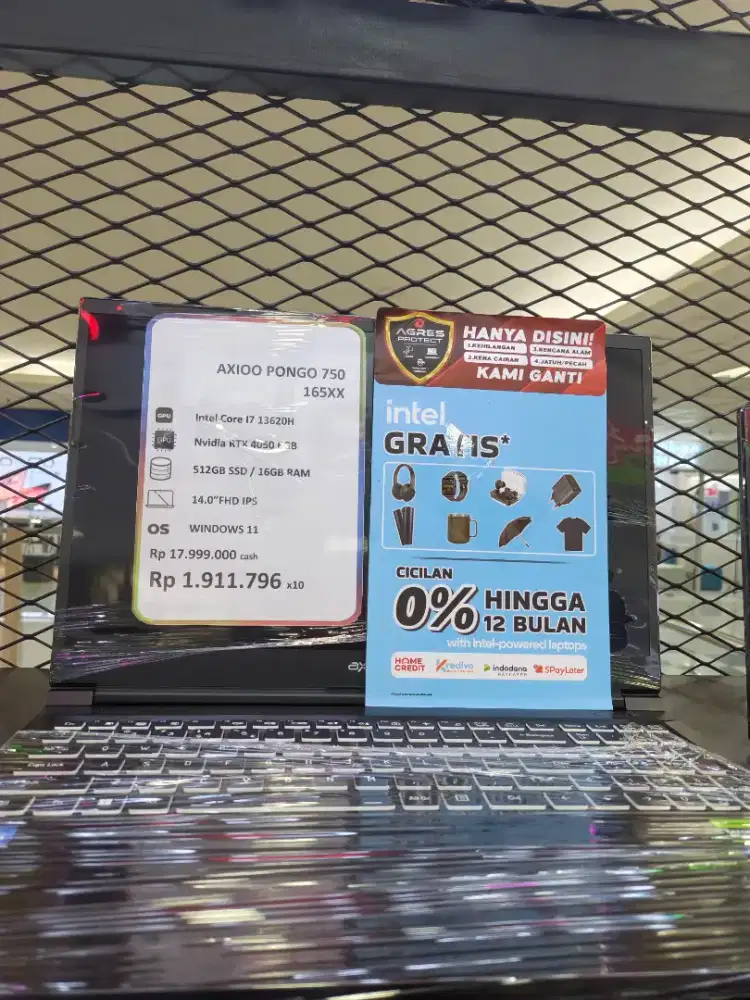 AXIOO PONGO/INTEL CORE I7/RAM 16GB/SSID 512GB