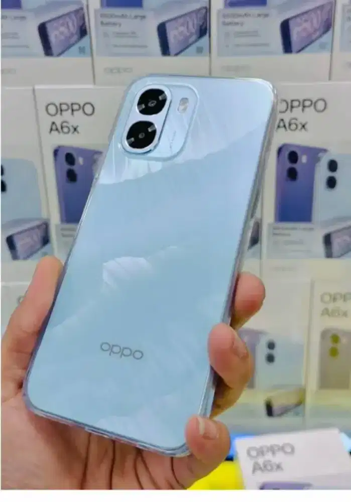 Oppo A6x 8/128 Garansi Resmi Cashback 1jt cicilan KTP aja