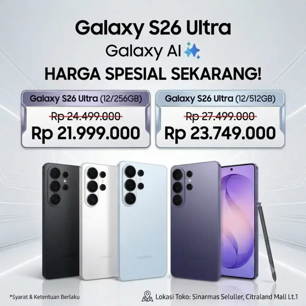HARGA SPESIAL SAMSUNG S26 SERIES