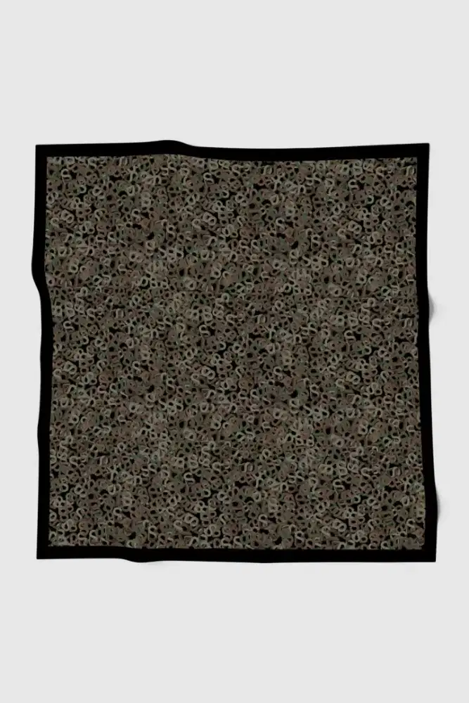 Samla Multicolor Square- Noirwood By Buttonscarves