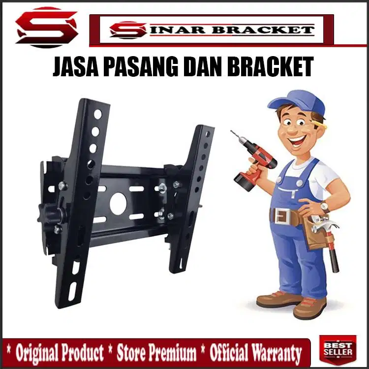 Jasa Pasang Bracket Tv. Pemasangan bracket tv 14 - 40 Inch