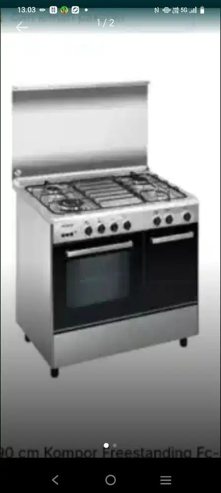modena 90cm kompor oven freestanding