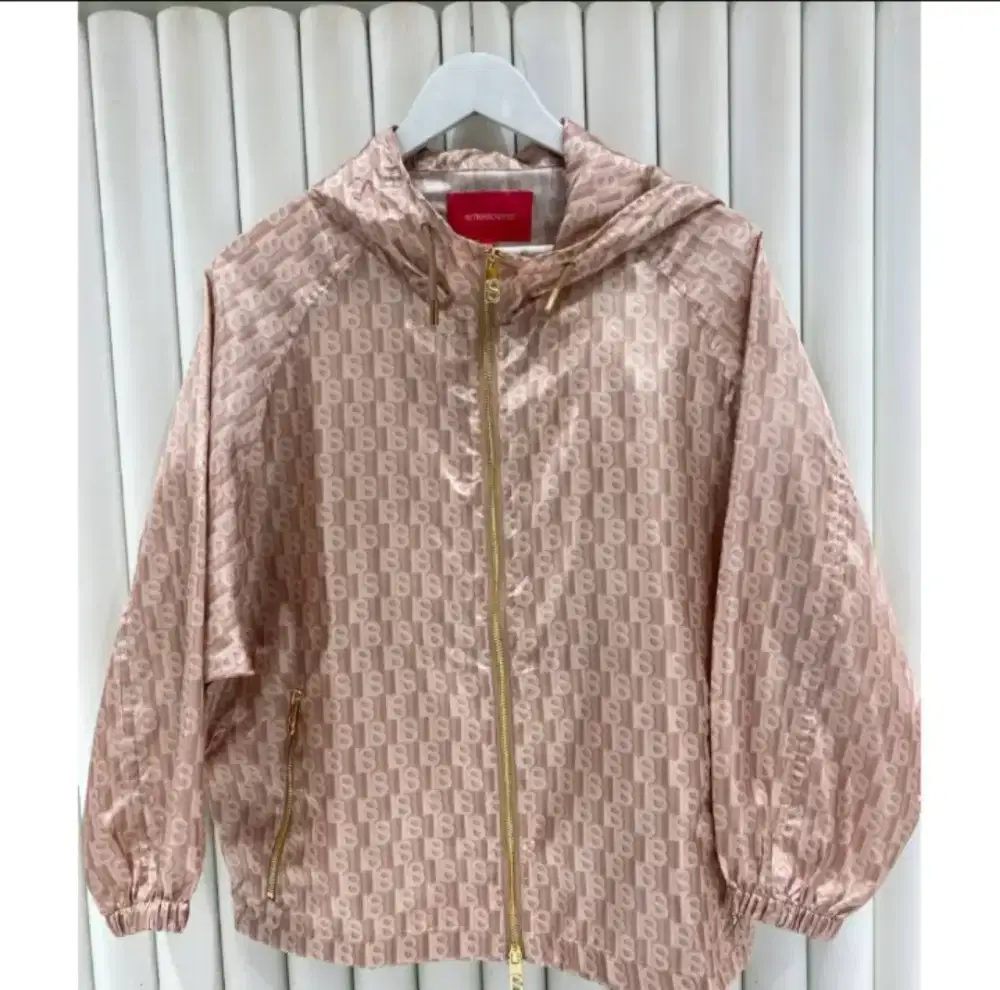 Leena Monogram Jacket Parka -Mocha By Buttonscarves