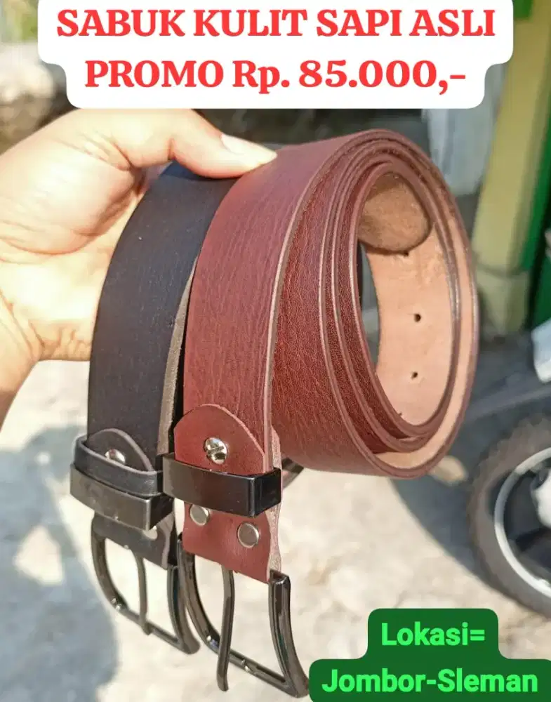 IKAT PINGGANG KULIT SAPI ASLI