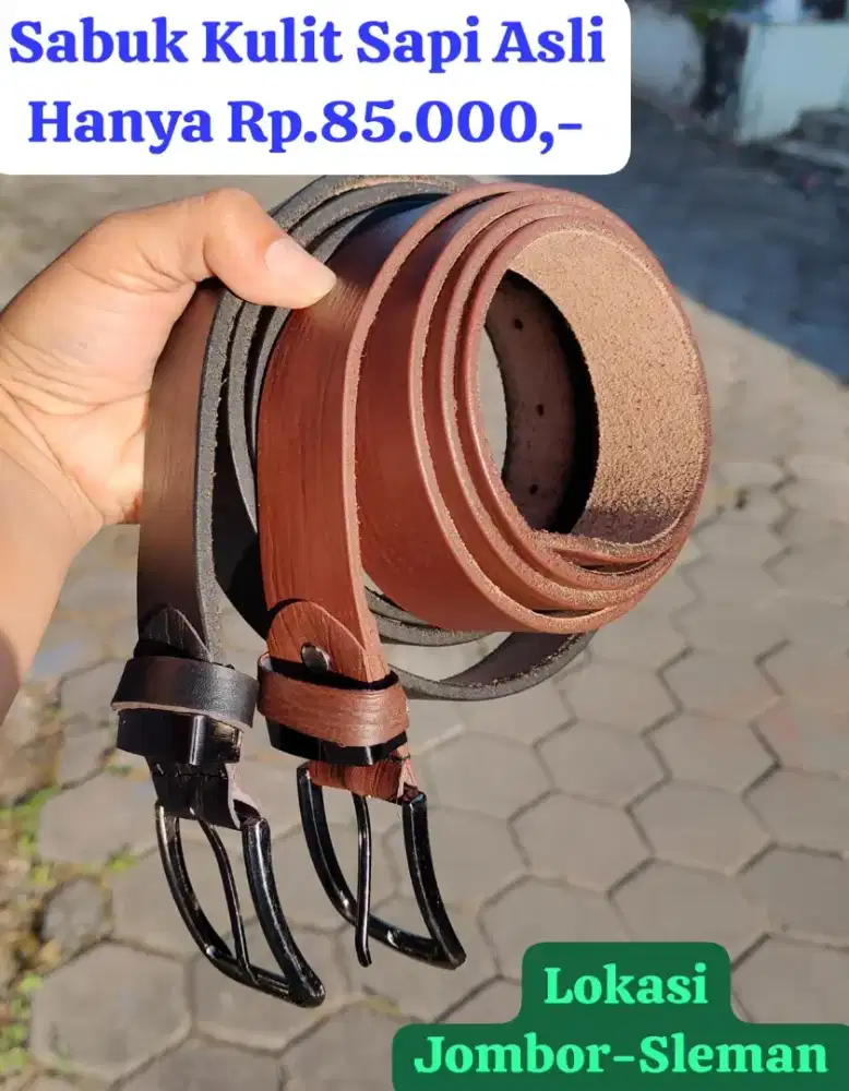SABUK KULIT SAPI ASLI 100%