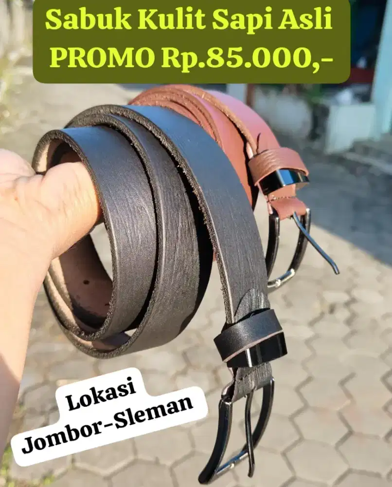 SABUK KULIT SAPI ASLI 100%