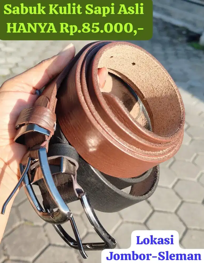 IKAT PINGGANG KULIT SAPI ASLI