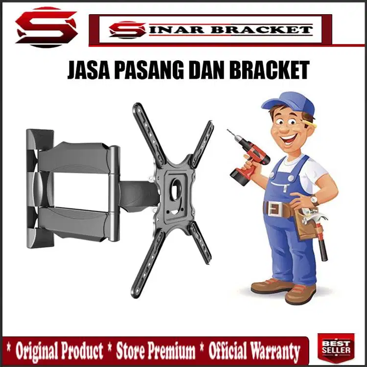 Jasa Pasang Bracket Tv. Pemasangan bracket tv 32 - 55 Inch