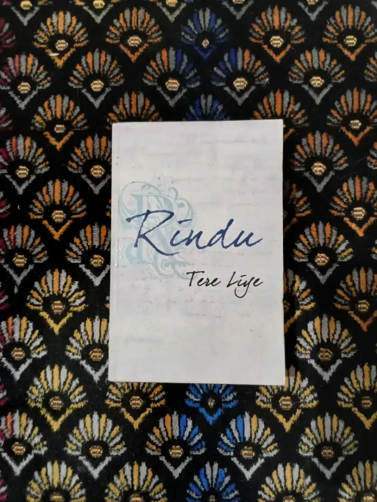 Tere liye - rindu - novel pribadi