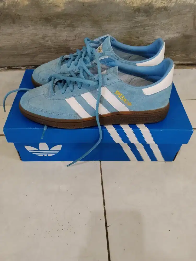 Adidas Spezial Sky Blue Original Bekas Mulus Lengkap Box